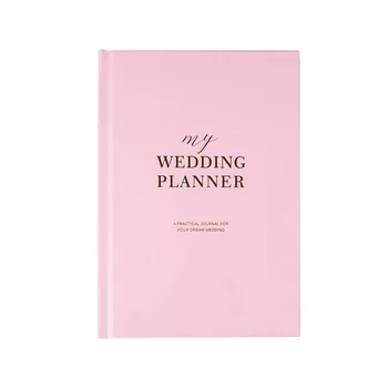 A5 Vázaná Svatební Plánovač Multicolor Volitelné Hard-shelled Svatební Plánování Svatební Kniha pro Plánování Rozpočtu