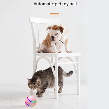 Chytré Hračky Míč Hračka Odolné Automatické Válcování Míč Pro Psa, Kočky, Kočky, Hračky, Chovatelské Potřeby